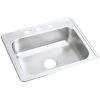 Elkay D125213 Dayton Top Mount 25 In. X 21-1/4 In. Single Bowl Sink (Stainless Steel) -Woodworking Tools store elknd125213