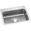 Elkay DSESR127224 Dayton Dual Mount 27 In. X 22 In. Single Bowl Sink (Stainless Steel) -Woodworking Tools store elkndsesr127224