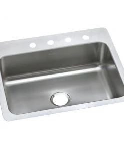 Elkay DSESR127224 Dayton Dual Mount 27 In. X 22 In. Single Bowl Sink (Stainless Steel)