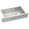 Elkay ECTRUF30179R Crosstown Farmhouse Undermount 31-1/2 In. X 18-1/2 In. Single Basin Kitchen Sink (Steel) -Woodworking Tools store elknectruf30179r