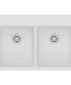 Elkay ELG3322WH0 Quartz Gourmet Top Mount Kitchen Sink - White