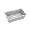 Elkay ELGRU13322WH0 Quartz Undermount 33 In. X 18-7/16 In. Single Bowl Sink (White) -Woodworking Tools store elknelgru13322wh0