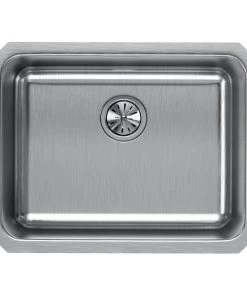 Elkay ELUH211510 Lustertone 23-1/2 In. X 18-1/4 In. X 10 In., Single Bowl Undermount Sink (Stainless Steel)