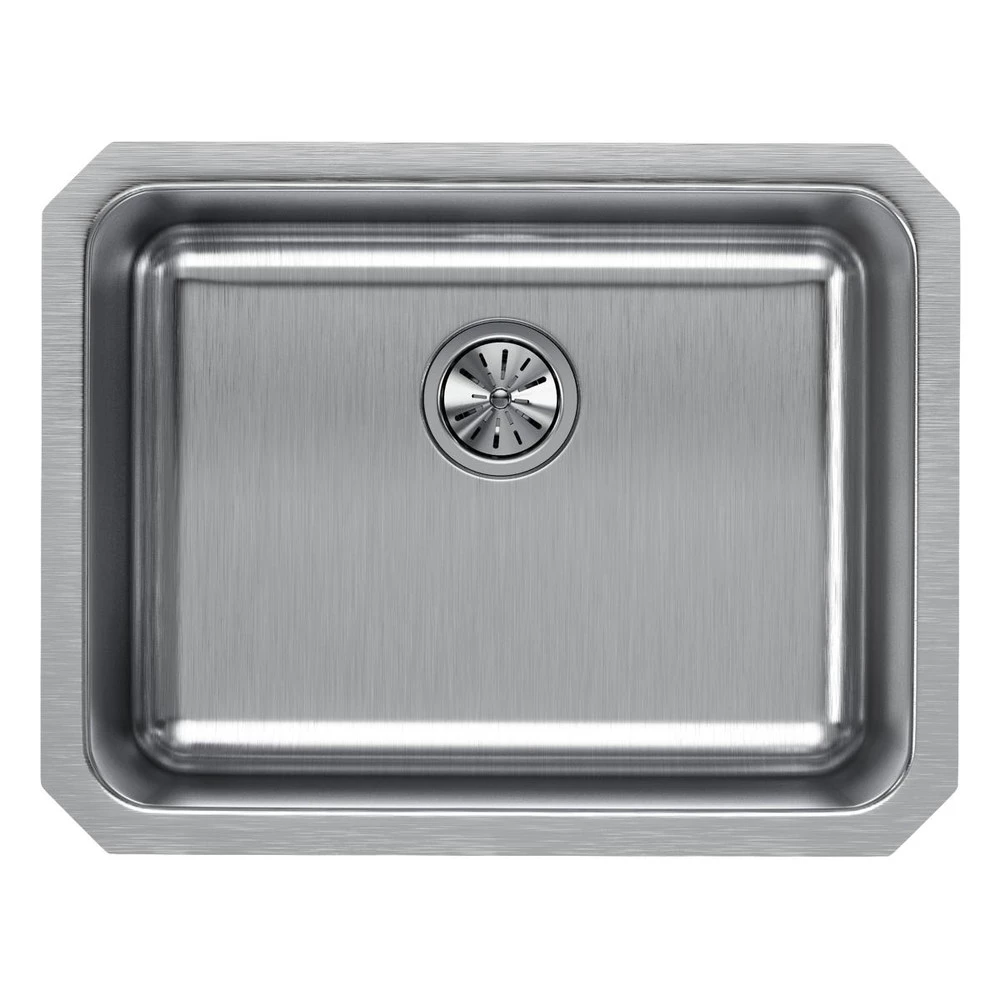 Elkay ELUH211510 Lustertone 23-1/2 In. X 18-1/4 In. X 10 In., Single Bowl Undermount Sink (Stainless Steel) 3 Elkay ELUH211510 Lustertone 23-1/2 In. X 18-1/4 In. X 10 In., Single Bowl Undermount Sink (Stainless Steel)