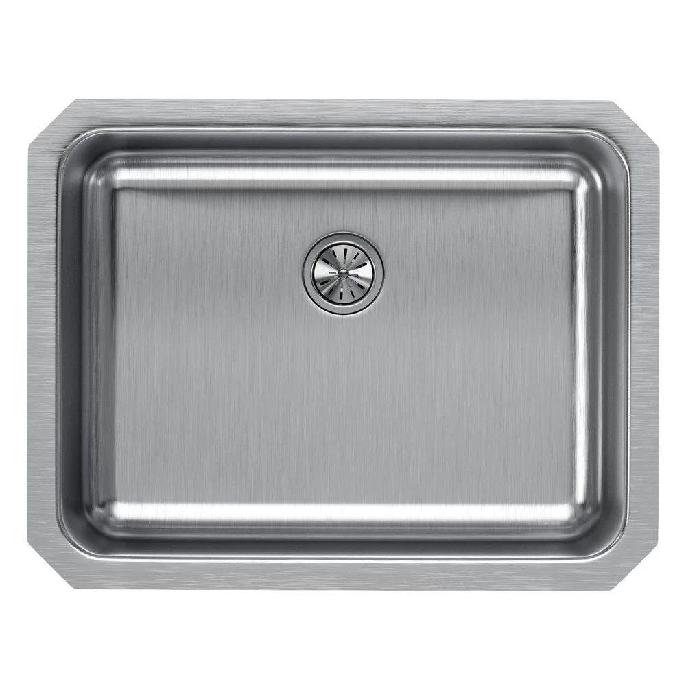 Elkay ELUH2115PD Lustertone Undermount 23-1/2 In. X 18-1/4 In. Single Bowl Sink With Perfect Drain (Stainless Steel) 4 Elkay ELUH2115PD Lustertone Undermount 23-1/2 In. X 18-1/4 In. Single Bowl Sink With Perfect Drain (Stainless Steel) - Image 2