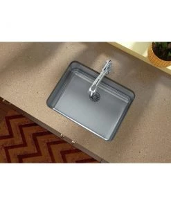 Elkay ELUH2115PD Lustertone Undermount 23-1/2 In. X 18-1/4 In. Single Bowl Sink With Perfect Drain (Stainless Steel) 17 Elkay ELUH2115PD Lustertone Undermount 23-1/2 In. X 18-1/4 In. Single Bowl Sink With Perfect Drain (Stainless Steel) -Woodworking Tools store elkneluh2115pd b