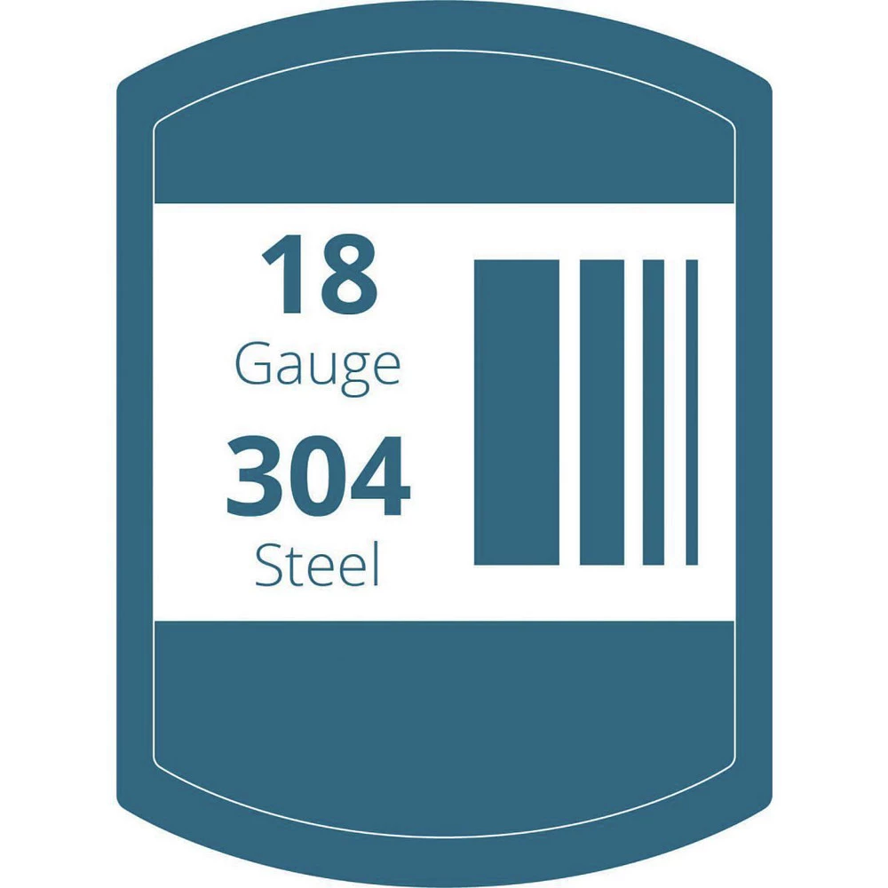 Elkay ELUH2115PD Lustertone Undermount 23-1/2 In. X 18-1/4 In. Single Bowl Sink With Perfect Drain (Stainless Steel) 8 Elkay ELUH2115PD Lustertone Undermount 23-1/2 In. X 18-1/4 In. Single Bowl Sink With Perfect Drain (Stainless Steel) - Image 6