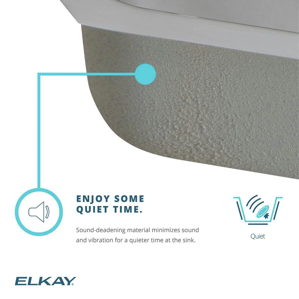 Elkay ELUH2115PD Lustertone Undermount 23-1/2 In. X 18-1/4 In. Single Bowl Sink With Perfect Drain (Stainless Steel) 14 Elkay ELUH2115PD Lustertone Undermount 23-1/2 In. X 18-1/4 In. Single Bowl Sink With Perfect Drain (Stainless Steel) - Image 12