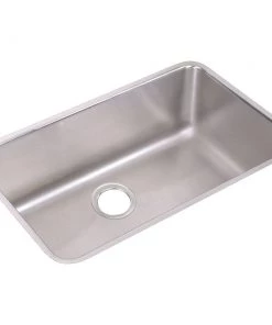 Elkay ELUH281610 Lustertone Undermount 30-1/2 In. X 18-1/2 In. Single Bowl Sink (Stainless Steel)
