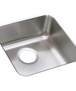 Elkay ELUHAD121255 Lustertone 14-1/2 In. X 14-1/2 In. X 5-3/8 In. Single Bowl Undermount ADA Sink (Stainless Steel)
