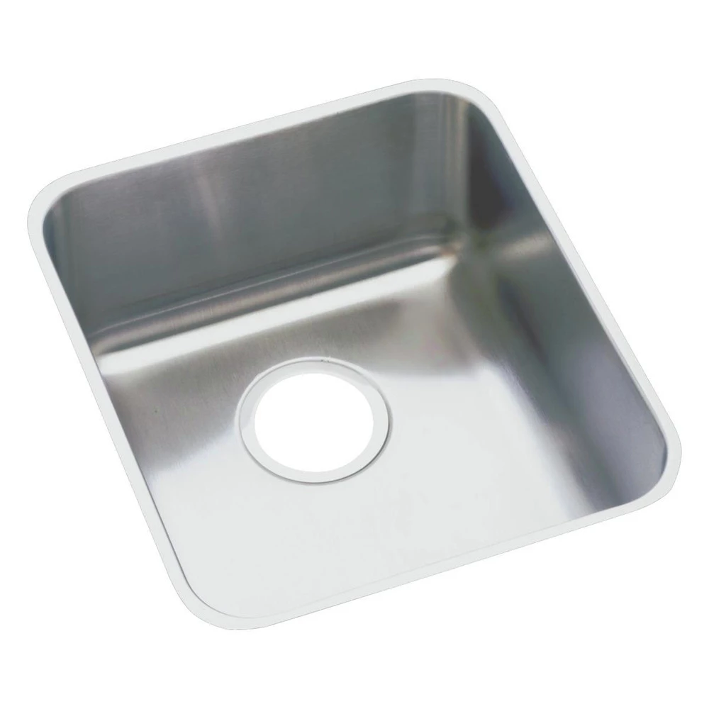 Elkay ELUHAD131655 Lustertone Undermount 16 In. X 18-1/2 In. Single Bowl ADA Sink (Stainless Steel) 3 Elkay ELUHAD131655 Lustertone Undermount 16 In. X 18-1/2 In. Single Bowl ADA Sink (Stainless Steel)