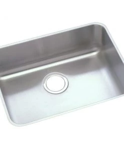 Elkay ELUHAD191655 Lustertone Undermount 21-1/2 In. X 18-1/2 In. Single Bowl ADA Sink (Stainless Steel)