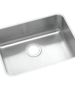 Elkay ELUHAD211550 Lustertone 23-1/2 In. X 18-1/4 In. X 4-7/8 In. Single Bowl Undermount ADA Sink (Stainless Steel)