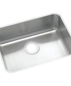 Elkay ELUHAD211555 Lustertone Undermount 23-1/2 In. X 18-1/4 In. Single Bowl ADA Sink (Stainless Steel)