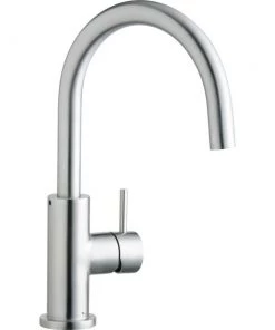 Elkay LK7921SSS Allure Single Hole Kitchen Faucet With Lever Handle Satin (Stainless Steel)