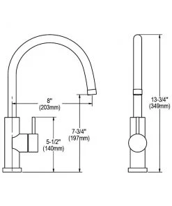 Elkay LK7921SSS Allure Single Hole Kitchen Faucet With Lever Handle Satin (Stainless Steel) 7 Elkay LK7921SSS Allure Single Hole Kitchen Faucet With Lever Handle Satin (Stainless Steel) -Woodworking Tools store elknlk7921sss b