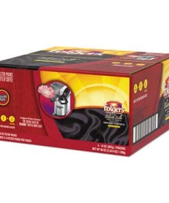 Folgers 2550000016 1.4 Oz. Coffee Filter Packs - Black Silk (40 Packs/Carton) -Woodworking Tools store foln00016 b