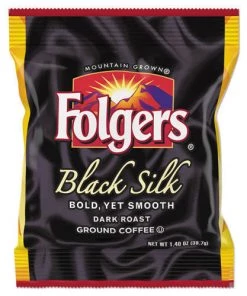 Folgers 2550000019 1.4 Oz. Packet Coffee - Black Silk (42-Piece/Carton)