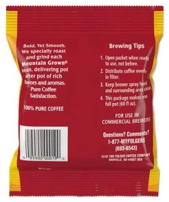 Folgers 2550000019 1.4 Oz. Packet Coffee - Black Silk (42-Piece/Carton) -Woodworking Tools store foln00019 f