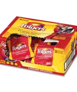 Folgers 2550006125 0.9 Oz. Classic Roast Coffee Fractional Packs (36/Carton)