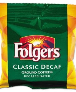 Folgers 2550006433 1.5 Oz. Classic Roast Decaf Ground Coffee Fraction Packs (42-Piece/Carton)