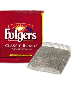 Folgers 2550006546 0.6 Oz. Classic Roast Ground Coffee Filter Packs (200-Piece/Carton)