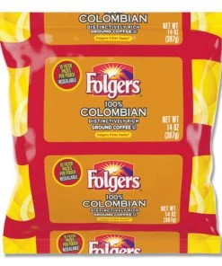 Folgers 2550010107 100% Colombian 1.4 Oz. Coffee Filter Packs (40-Piece/Carton) -Woodworking Tools store foln10107 b