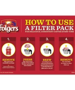 Folgers 2550010107 100% Colombian 1.4 Oz. Coffee Filter Packs (40-Piece/Carton) -Woodworking Tools store foln10107 c
