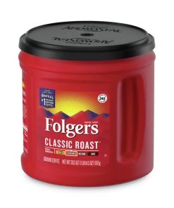 Folgers 2550030407 30.5 Oz. Canister Classic Roast Ground Coffee -Woodworking Tools store foln20421ea b