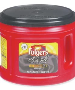 Folgers 2550030439 Black Silk 24.2 Oz. Coffee Canister