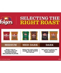 Folgers 2550063006 2 Oz. Traditional Roast Ground Coffee Fraction Packs (42/Carton) -Woodworking Tools store foln63006 b