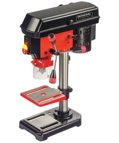 General International DP2001 8 In. 5-Speed 2A Bench Mount Drill Press With Laser System