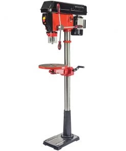 General International DP2006 15 In. 16-Speed 5A Floor Mount Drill Press With Laser System And LED Light