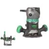 Metabo HPT KM12VCM 2-1/4 HP Variable Speed Plunge And Fixed Base Router Kit -Woodworking Tools store mhpnkm12vcm
