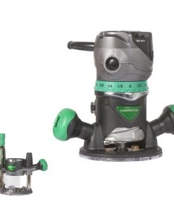 Metabo HPT KM12VCM 2-1/4 HP Variable Speed Plunge And Fixed Base Router Kit