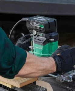 Metabo HPT M3612DAM MultiVolt 36V Brushless Lithium-Ion Cordless Plunge Router Kit (2.5 Ah) -Woodworking Tools store mhpnm3612dam l