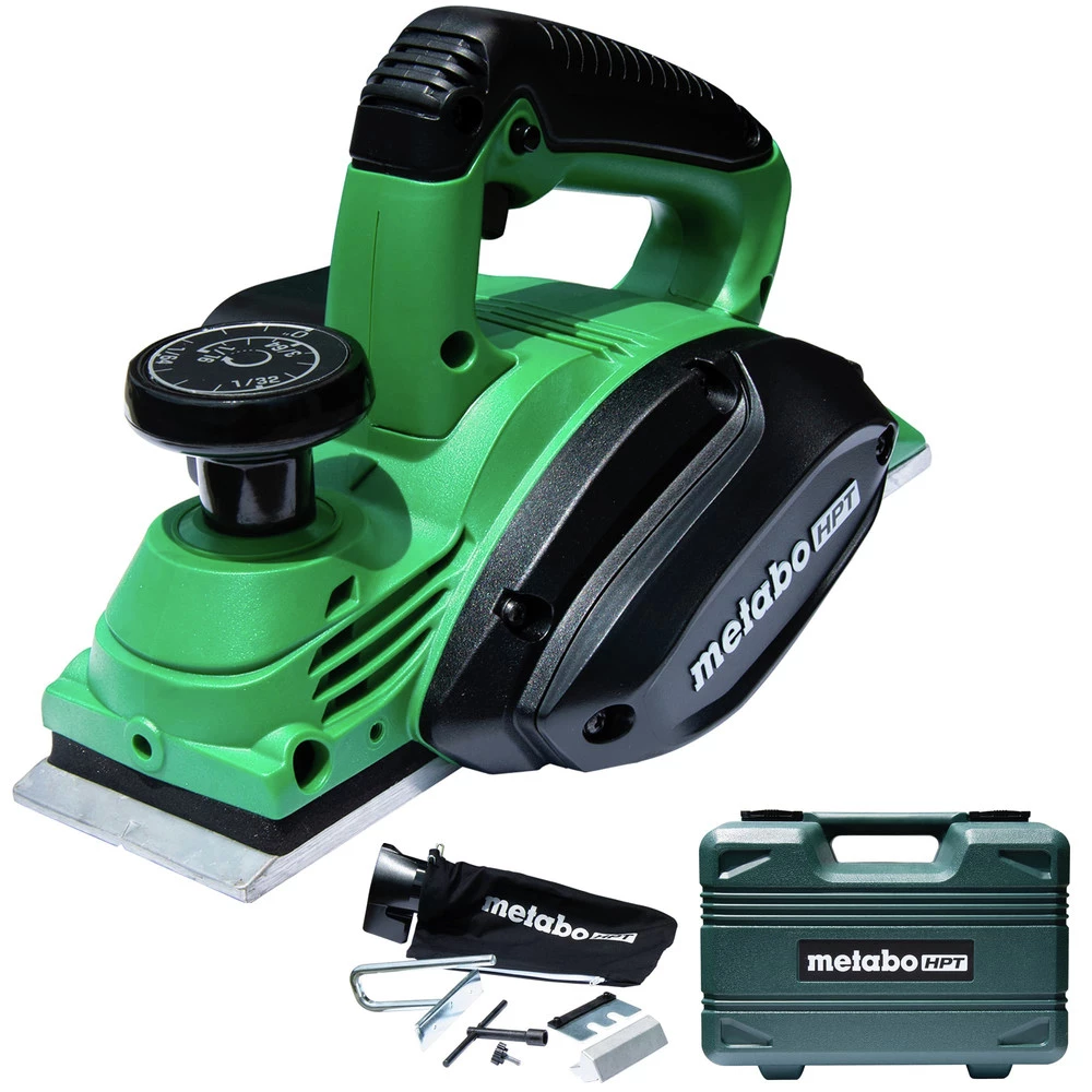 Metabo HPT P20STQSM 5.5 Amp Single-Phase 3-1/4 In. Corded Hand Held Planer 3 Metabo HPT P20STQSM 5.5 Amp Single-Phase 3-1/4 In. Corded Hand Held Planer