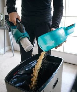 Makita GLC01R1 40V Max XGT Brushless Lithium-Ion Cordless 4-Speed HEPA Filter Compact Vacuum Kit (2.5 Ah) -Woodworking Tools store mktnglc01r1 n