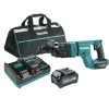 Makita GRH07M1 40V Max XGT Brushless Lithium-Ion 1-1/8 In. Cordless AFT/AWS Capable Accepts SDS-PLUS Bits AVT D-Handle Rotary Hammer Kit (4 Ah) -Woodworking Tools store mktngrh07m1