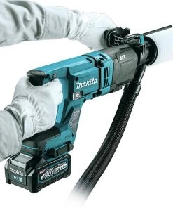 Makita GRH07M1 40V Max XGT Brushless Lithium-Ion 1-1/8 In. Cordless AFT/AWS Capable Accepts SDS-PLUS Bits AVT D-Handle Rotary Hammer Kit (4 Ah) -Woodworking Tools store mktngrh07m1 c