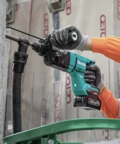 Makita GRH07M1 40V Max XGT Brushless Lithium-Ion 1-1/8 In. Cordless AFT/AWS Capable Accepts SDS-PLUS Bits AVT D-Handle Rotary Hammer Kit (4 Ah) -Woodworking Tools store mktngrh07m1 j