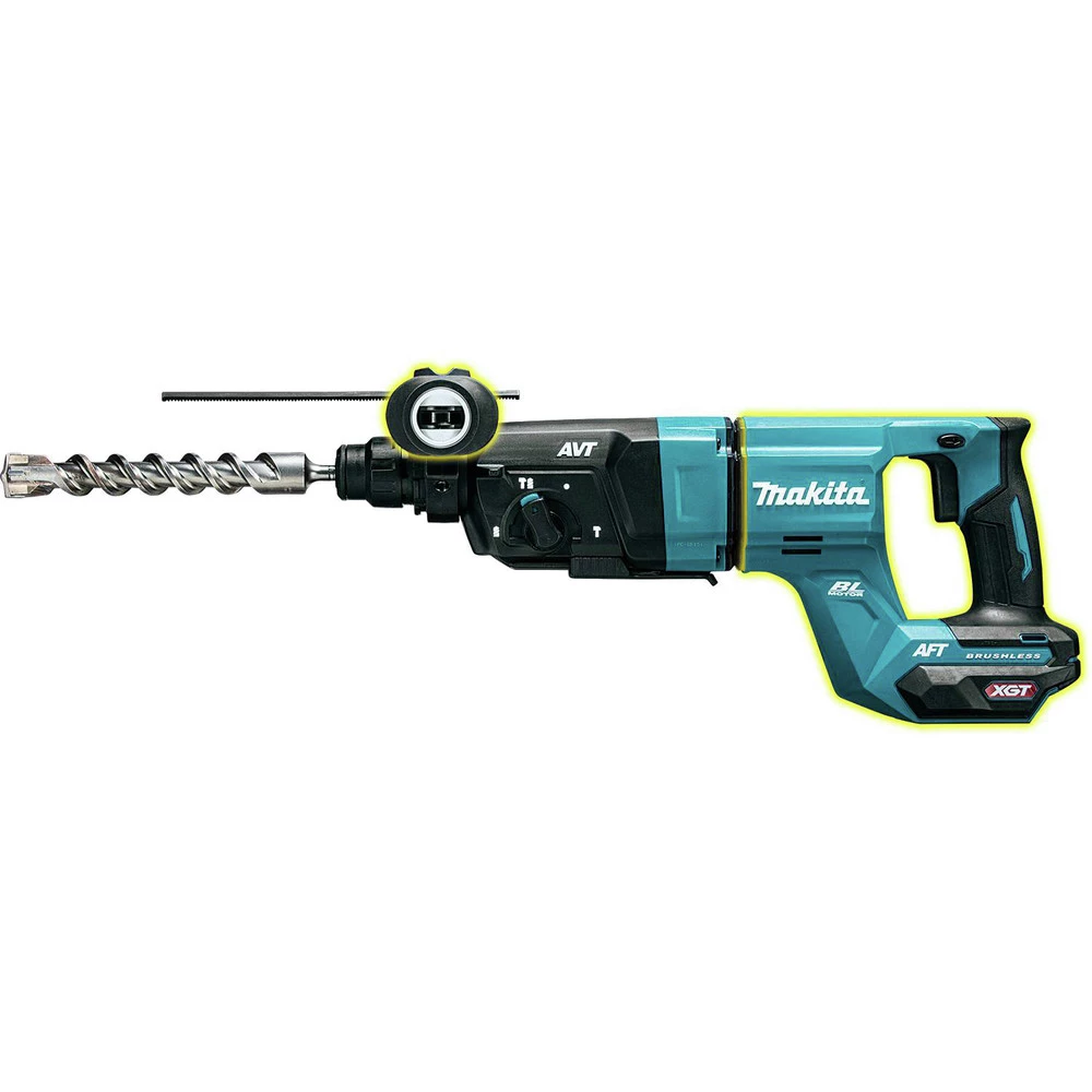 Makita GRH07Z 40V Max XGT Brushless Lithium-Ion 1-1/8 In. Cordless AFT/AWS Capable Accepts SDS-PLUS Bits AVT D-Handle Rotary Hammer (Tool Only) 4 Makita GRH07Z 40V Max XGT Brushless Lithium-Ion 1-1/8 In. Cordless AFT/AWS Capable Accepts SDS-PLUS Bits AVT D-Handle Rotary Hammer (Tool Only) - Image 2