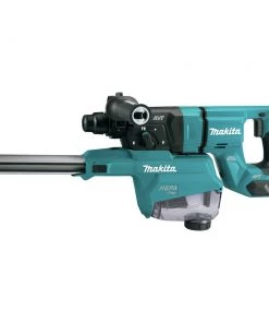 Makita GRH07ZW 40V Max XGT Brushless Lithium-Ion 1-1/8 In. Cordless AFT/AWS Capable Accepts SDS-PLUS Bits AVT D-Handle Rotary Hammer With Dust Extractor (Tool Only)