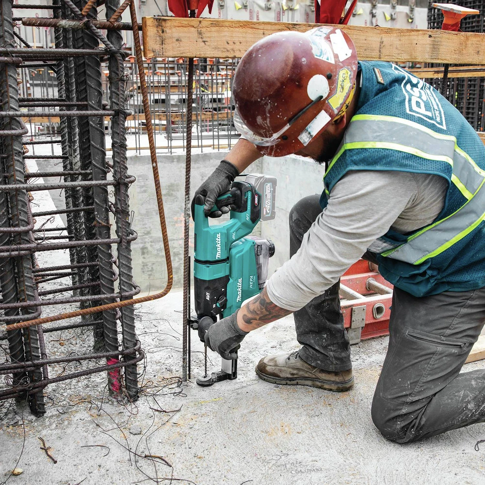 Makita GRH07ZW 40V Max XGT Brushless Lithium-Ion 1-1/8 In. Cordless AFT/AWS Capable Accepts SDS-PLUS Bits AVT D-Handle Rotary Hammer With Dust Extractor (Tool Only) 11 Makita GRH07ZW 40V Max XGT Brushless Lithium-Ion 1-1/8 In. Cordless AFT/AWS Capable Accepts SDS-PLUS Bits AVT D-Handle Rotary Hammer With Dust Extractor (Tool Only) - Image 9