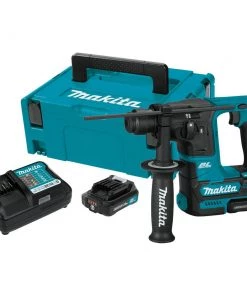 Makita RH01R1 12V MAX CXT 2.0 Ah Lithium-Ion Brushless Cordless 5/8 In. Rotary Hammer Kit, Accepts SDS-PLUS Bits