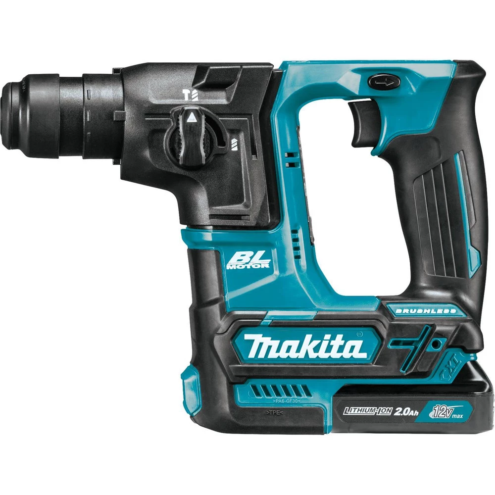 Makita RH01R1 12V MAX CXT 2.0 Ah Lithium-Ion Brushless Cordless 5/8 In. Rotary Hammer Kit, Accepts SDS-PLUS Bits 5 Makita RH01R1 12V MAX CXT 2.0 Ah Lithium-Ion Brushless Cordless 5/8 In. Rotary Hammer Kit, Accepts SDS-PLUS Bits - Image 3