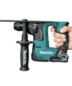Makita RH02R1 12V Max CXT Lithium-Ion 9/16 In. Rotary Hammer Kit, Accepts SDS-PLUS Bits (2.0Ah) -Woodworking Tools store mktnrh02r1 c