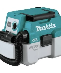 Makita XCV11Z 18V LXT Lithium-Ion Brushless 2 Gallon HEPA Filter Portable Wet/Dry Dust Extractor/Vacuum (Tool Only)