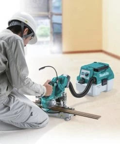 Makita XCV11Z 18V LXT Lithium-Ion Brushless 2 Gallon HEPA Filter Portable Wet/Dry Dust Extractor/Vacuum (Tool Only) -Woodworking Tools store mktnxcv11z g