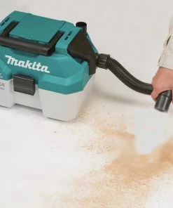 Makita XCV11Z 18V LXT Lithium-Ion Brushless 2 Gallon HEPA Filter Portable Wet/Dry Dust Extractor/Vacuum (Tool Only) -Woodworking Tools store mktnxcv11z h